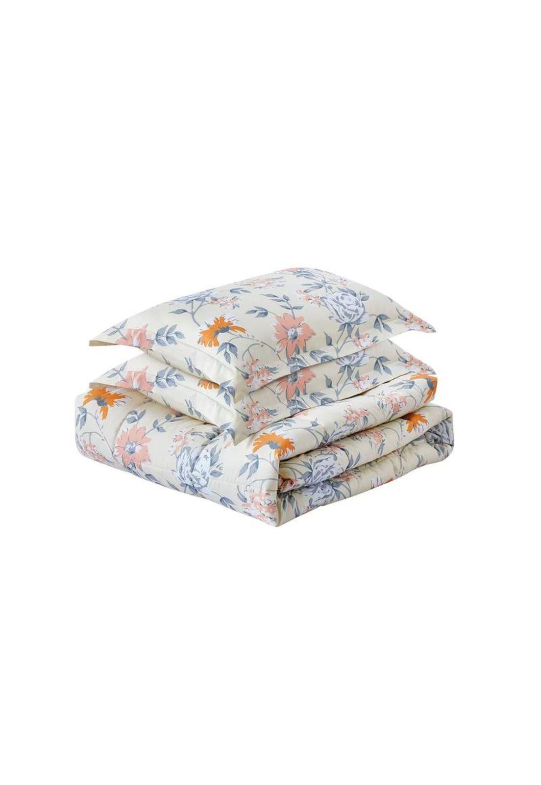 PLUMON ANDES ESTAMPADO FLOR PASTEL 26 2 PLAZAS-3