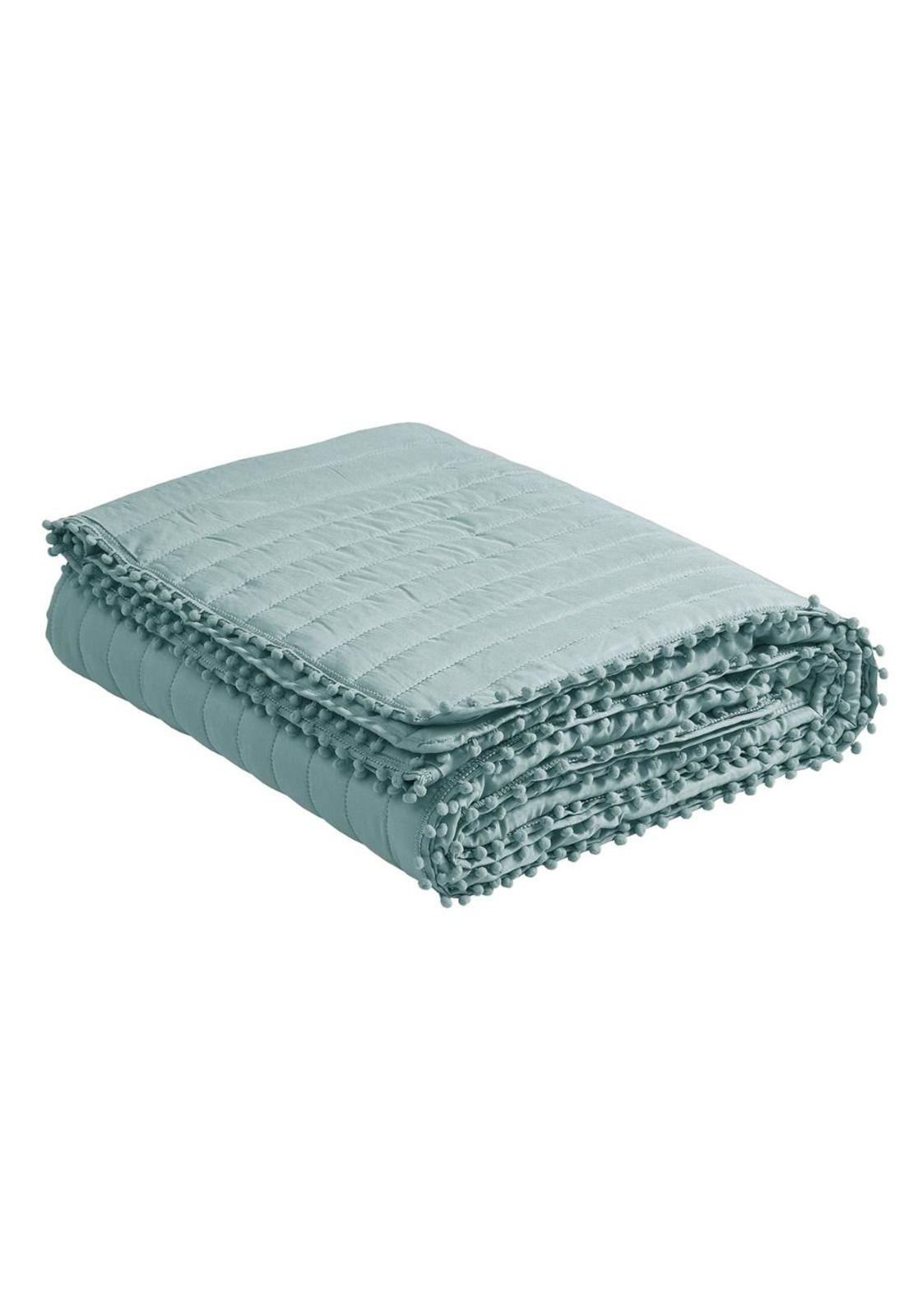 Quilt Andes Pom Pom Aqua-2