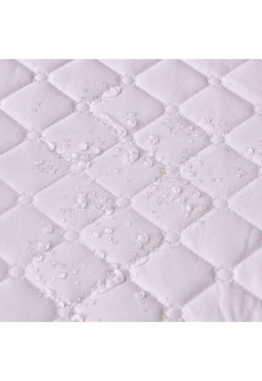 Cubrecolchon Andes Impermeable Blanco 2 plazas-1