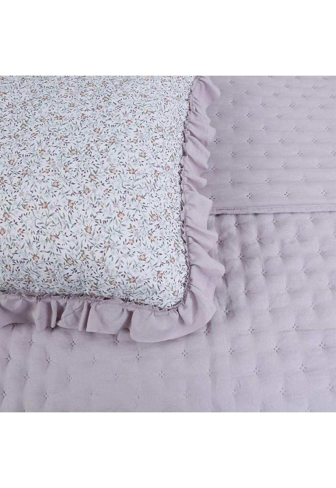QUILT ANDES RUFFLES LILA 2 PLAZAS-3