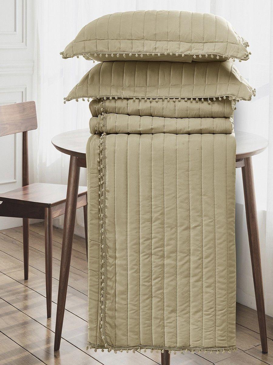 Quilt Andes Pom Pom Beige-2