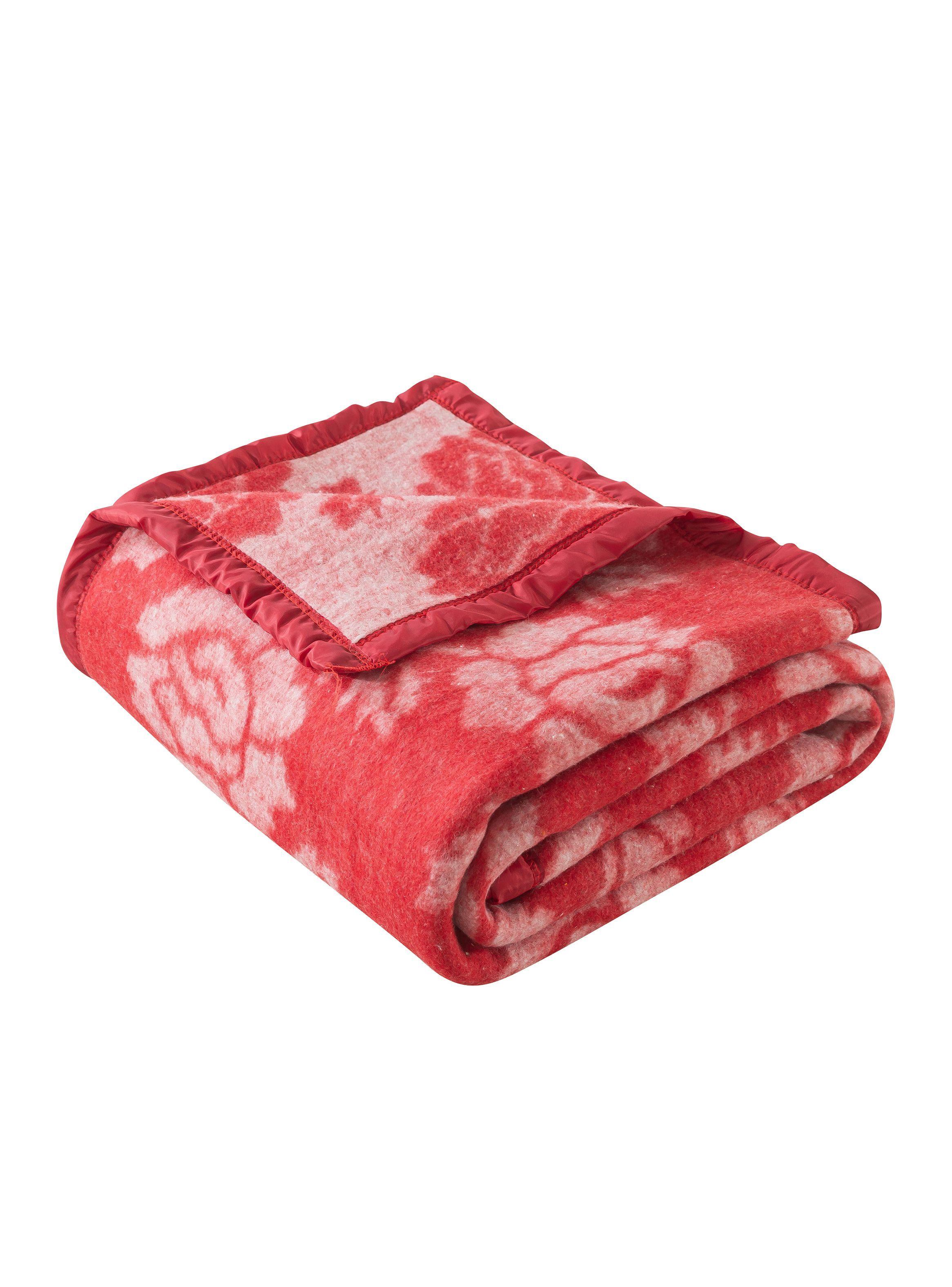 FRAZADAS ANDES CLASSIC JACQUARD ROJO 1.5 PLAZA-2