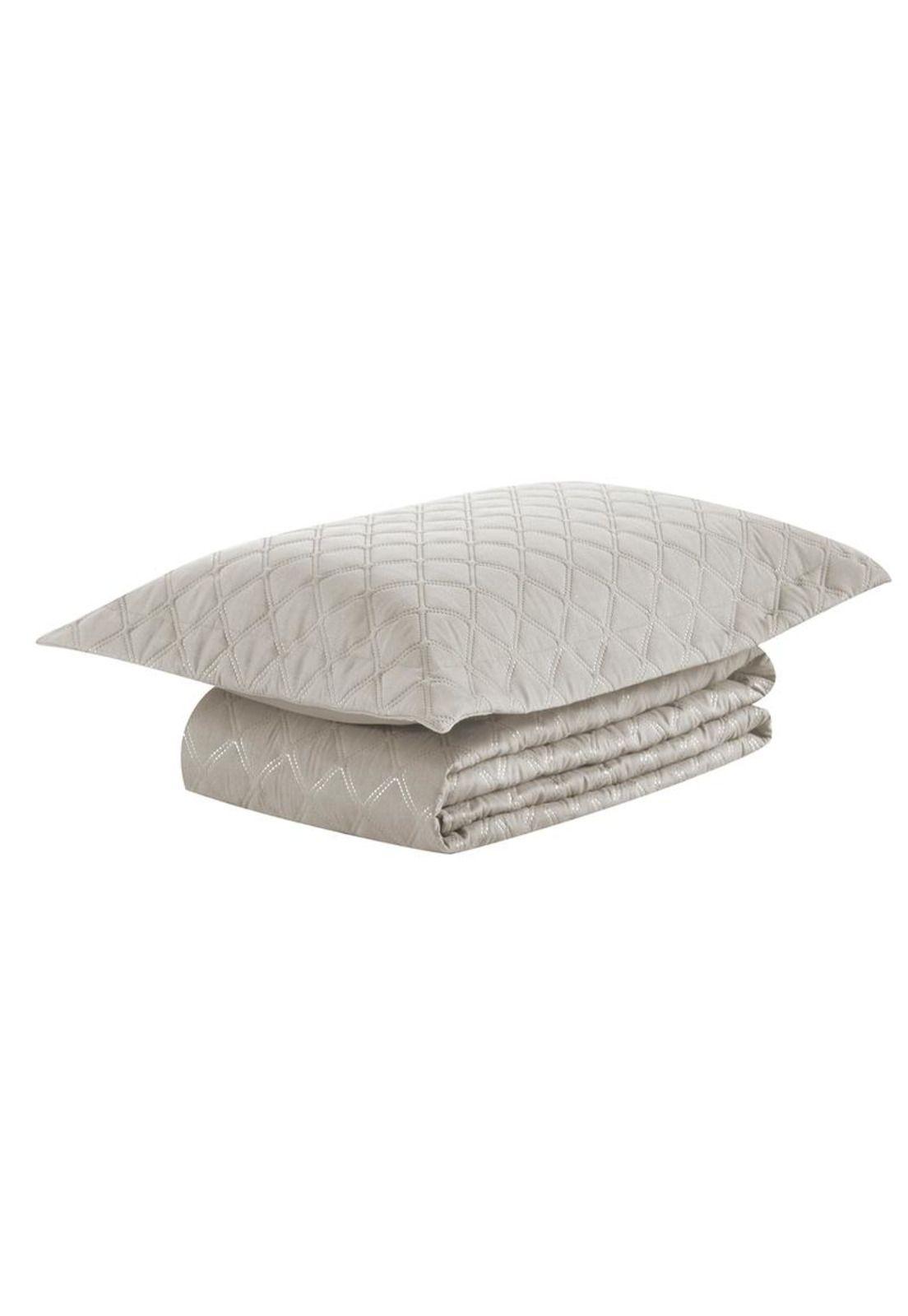 QUILT ANDES LISO BEIGE 1.5 P-2