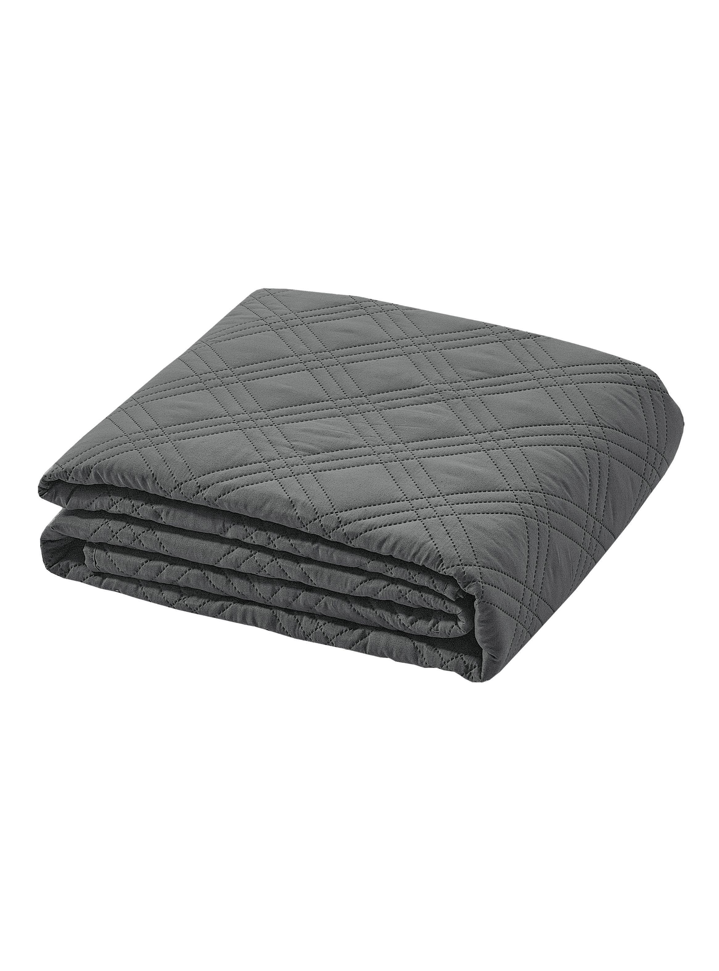 QUILT ANDES LISO  GRIS 1.5 PLAZAS-2