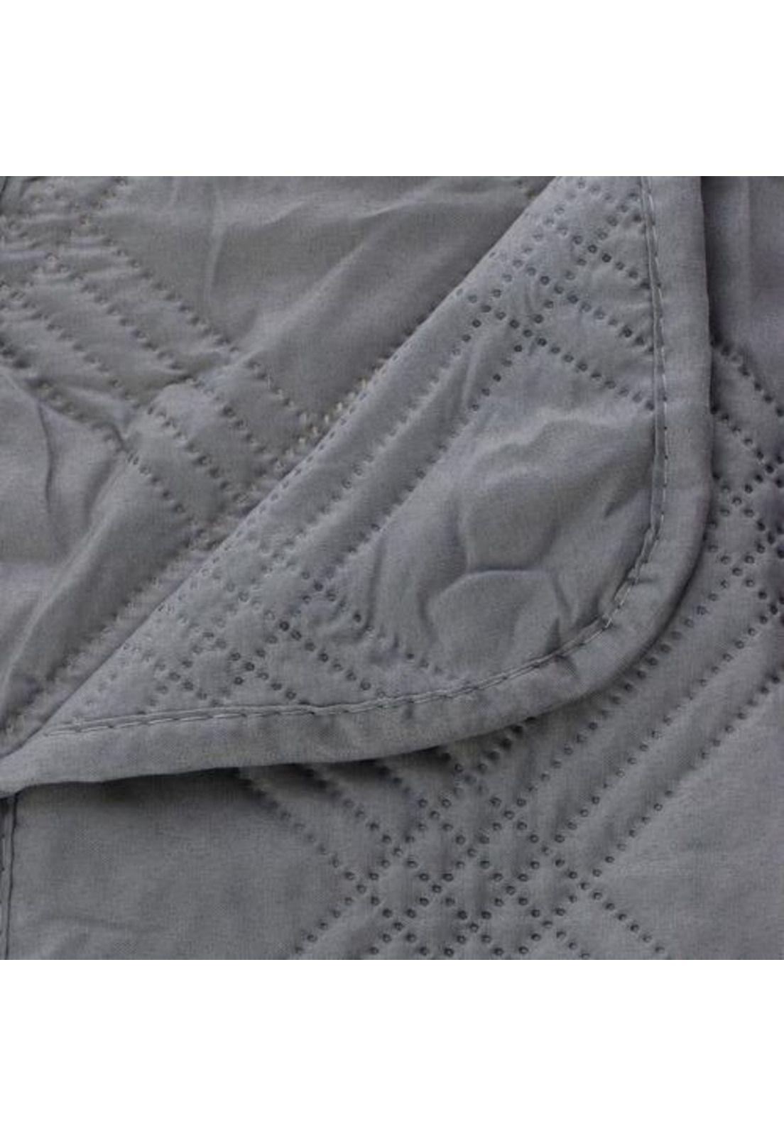 QUILT ANDES LISO  GRIS 1.5 PLAZAS-3