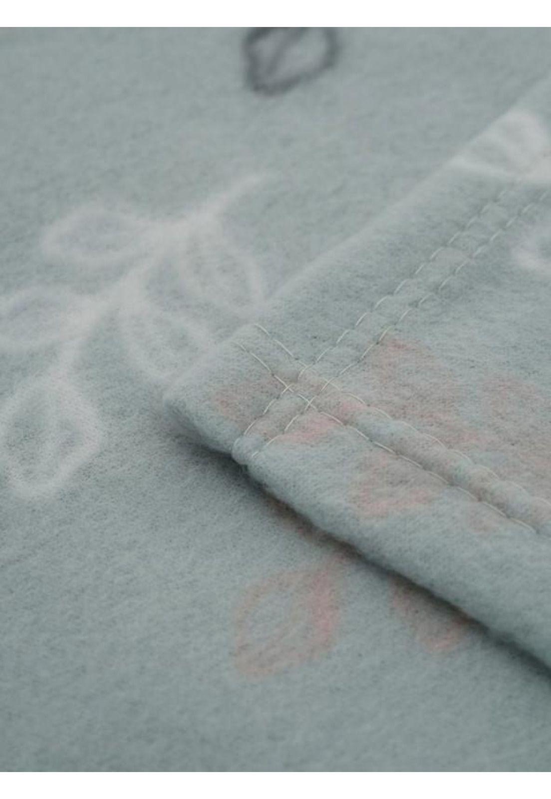 SÁBANA ANDES POLAR ESTAMPADA HOJAS 2 PL-3