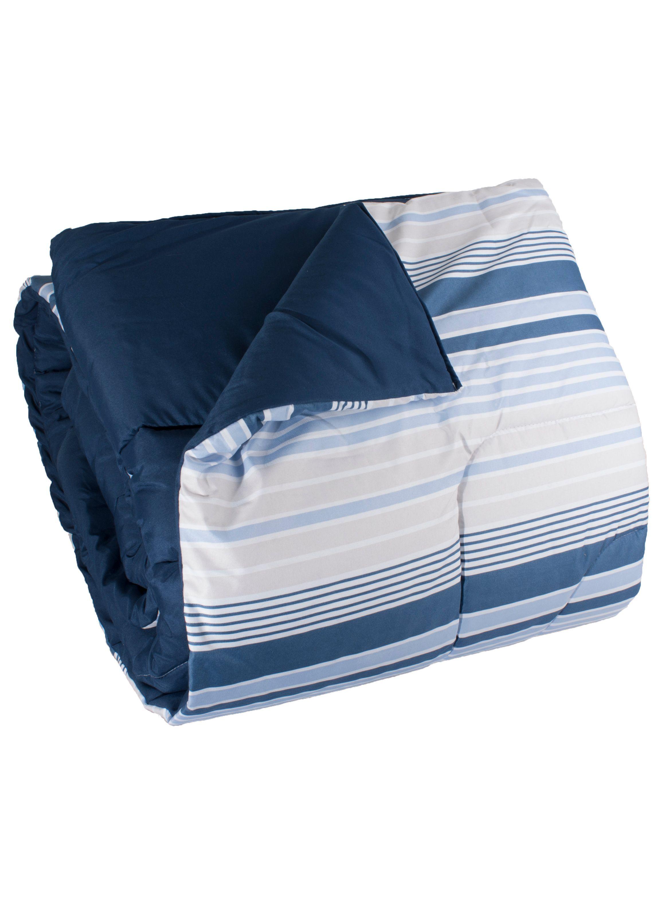 PLUMON ANDES MICROFIBRA LINEA AZUL 2 PLAZAS-0