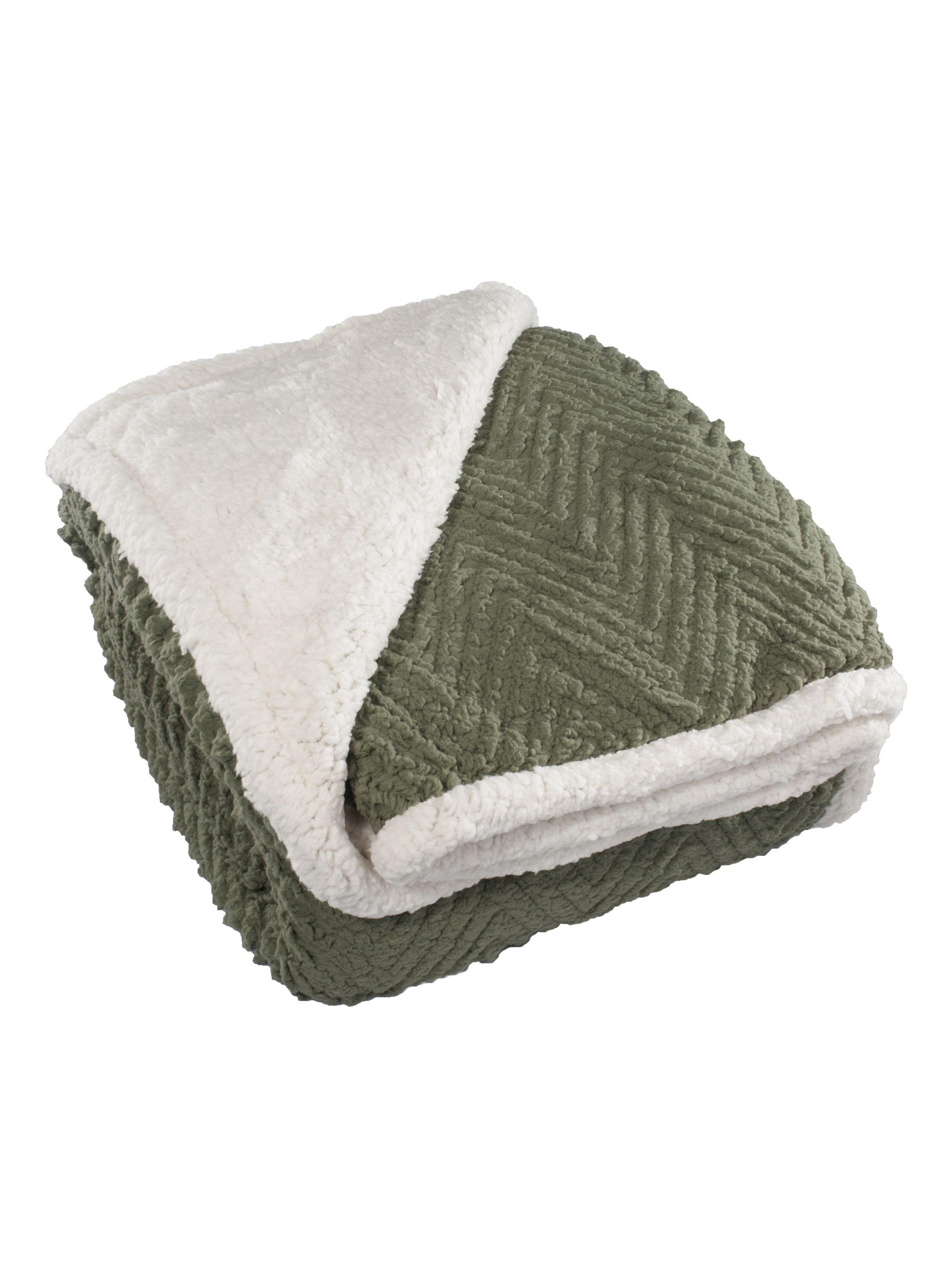 FRAZADA ANDES CHIPORRO ESPIGA VERDE KING-0