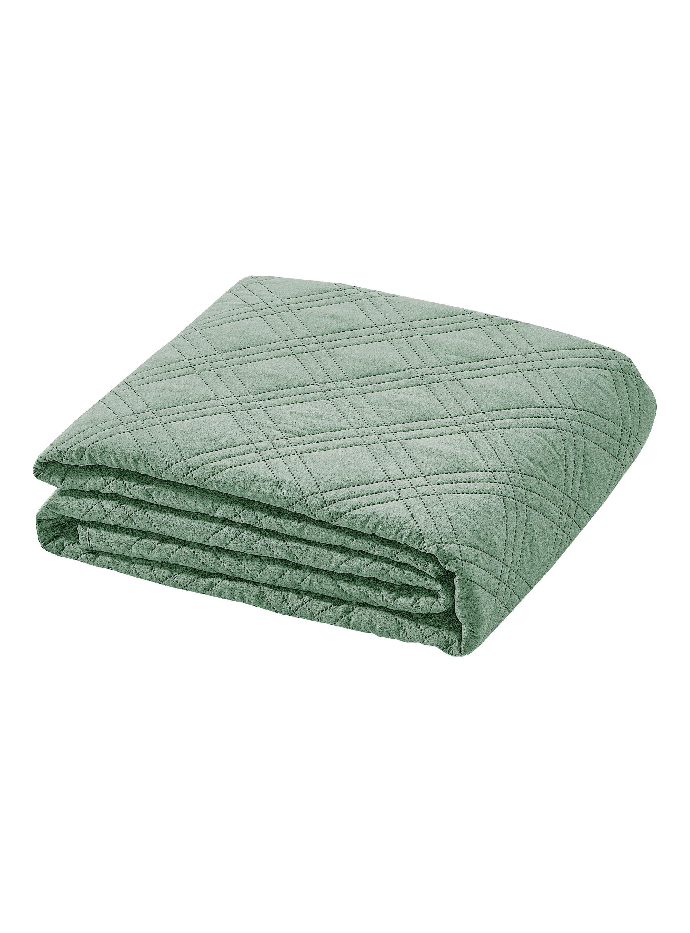 QUILT ANDES LISO VERDE 2 PLAZAS-2