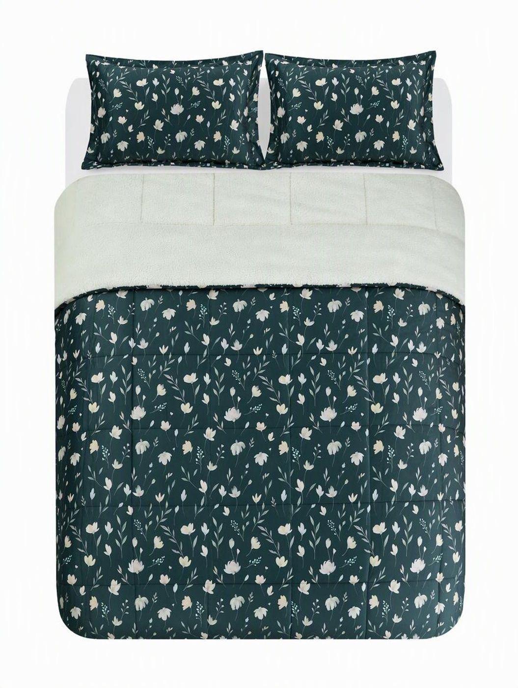 PLUMON ANDES VELVET PRINTED BOTÁNICO 2 PLAZAS-2