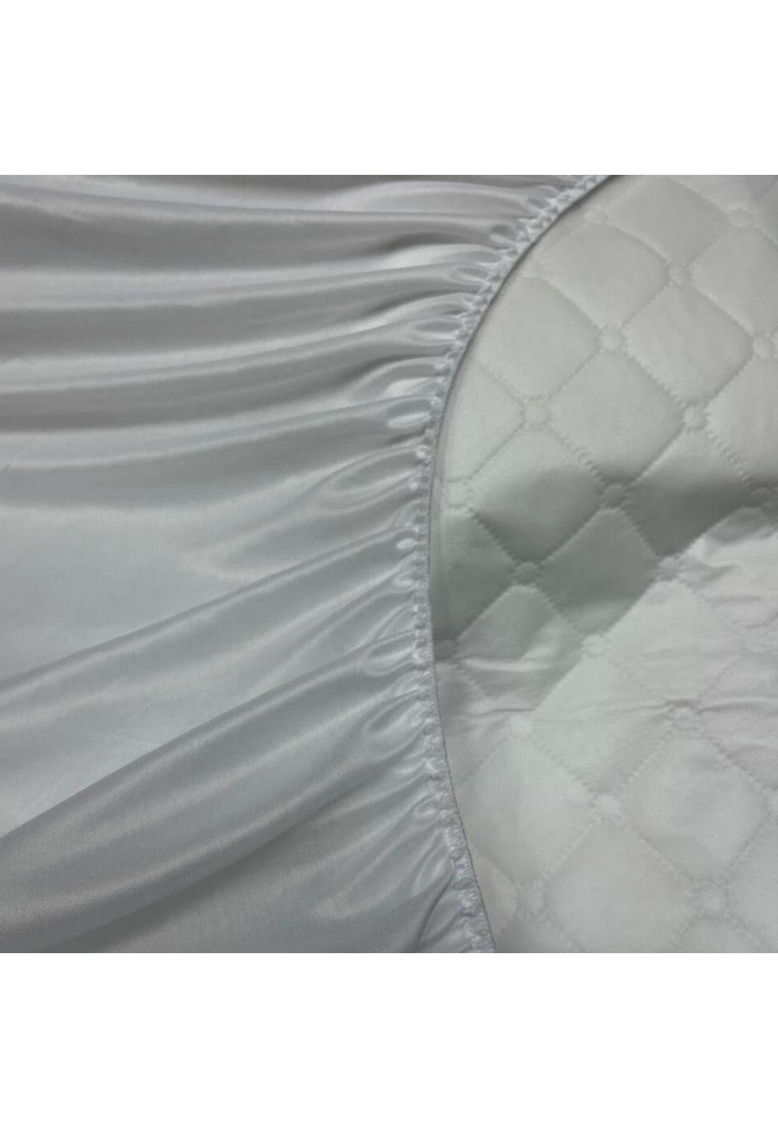 Cubrecolchon Andes Impermeable Blanco 1 Plaza-2
