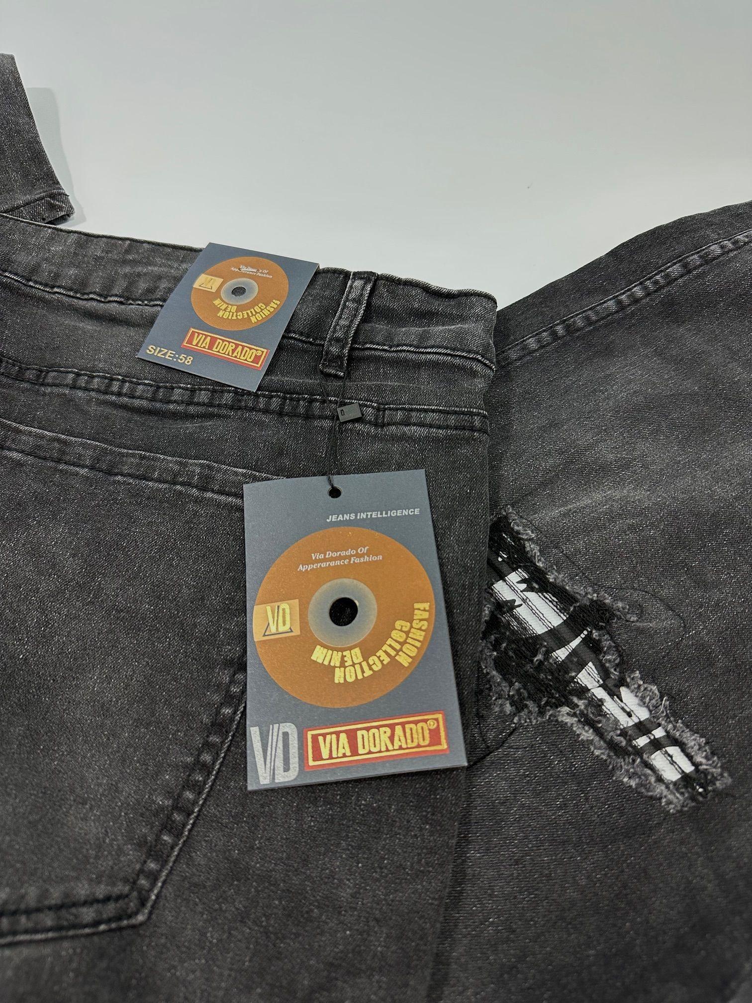 Jeans Rasgado Tallas Grandes Hombre Plus Size Via Dorado-3