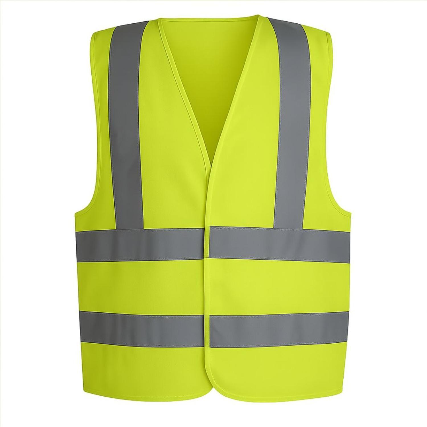 CHALECO REFLECTANTE AMARILLO CON CIERRE ACKERLAND (10 UNIDADES)-0
