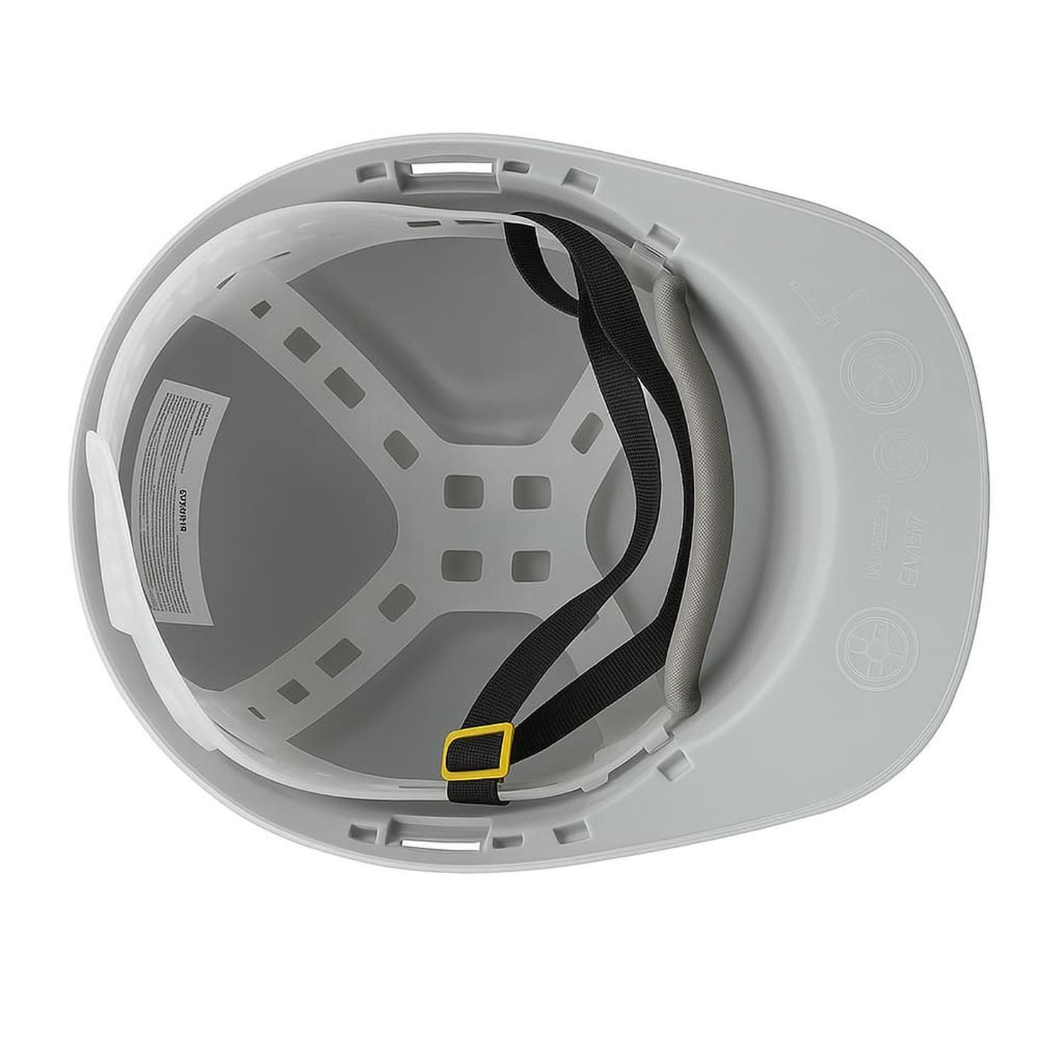 CASCO GRIS DRILO ARNÉS PLÁSTICO (10 UNIDADES)-3