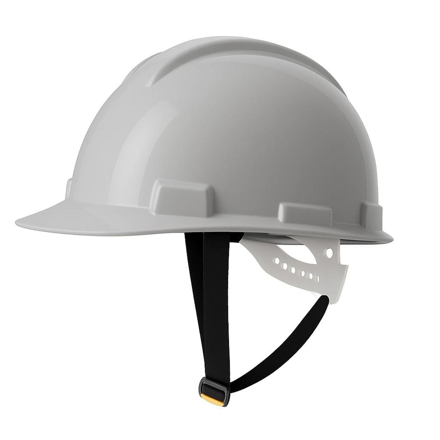 CASCO GRIS DRILO ARNÉS PLÁSTICO (10 UNIDADES)-0