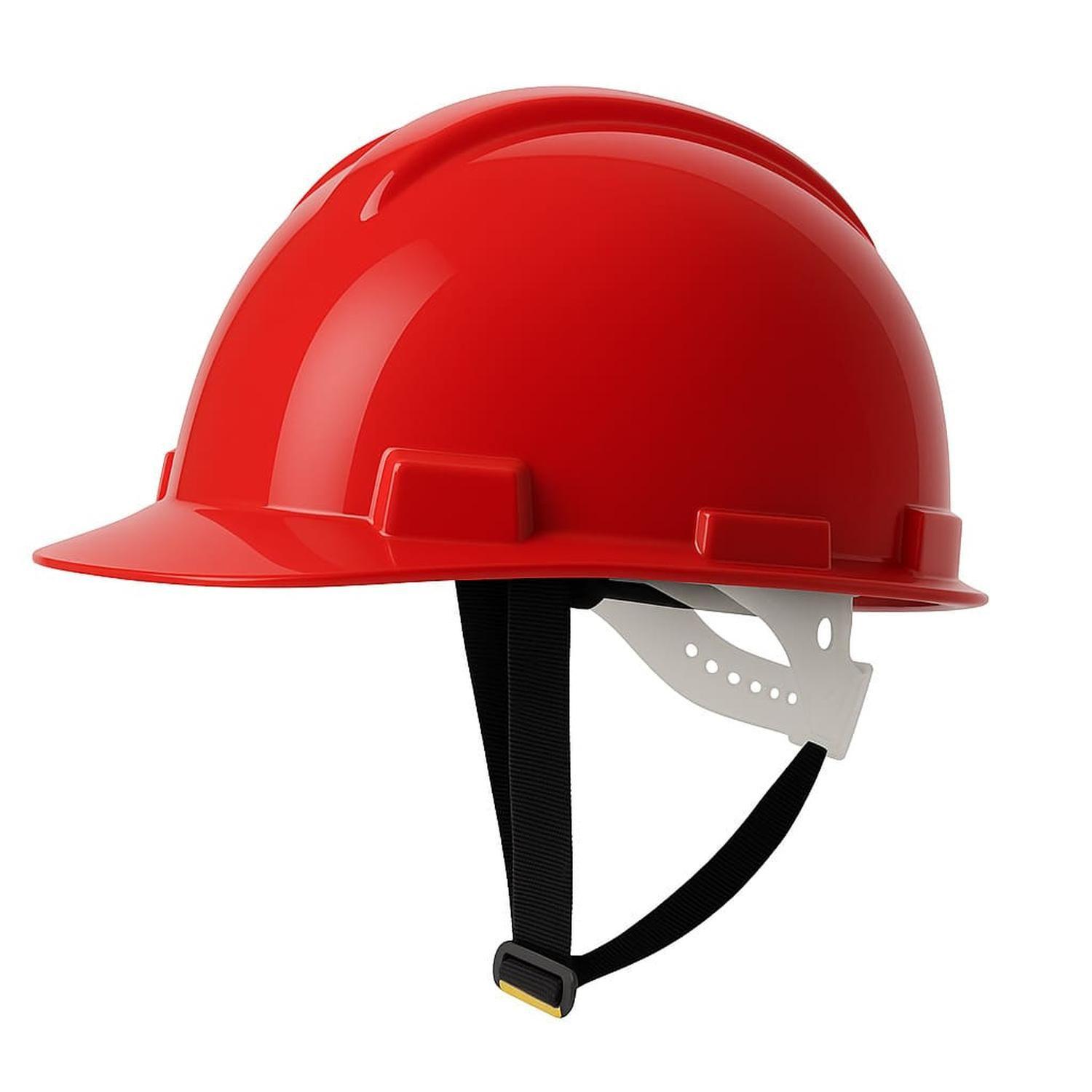 CASCO ROJO DRILO ARNÉS PLÁSTICO (10 UNIDADES)-0