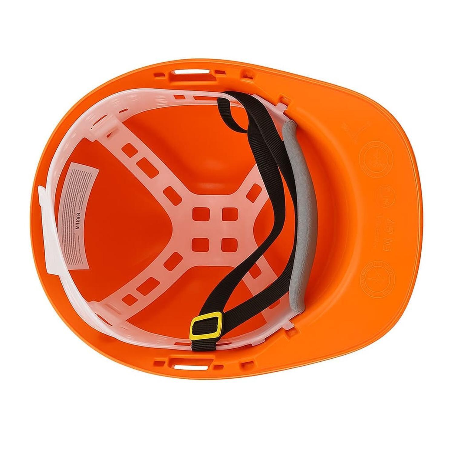 CASCO NARANJO DRILO ARNÉS PLÁSTICO (10 UNIDADES)-3