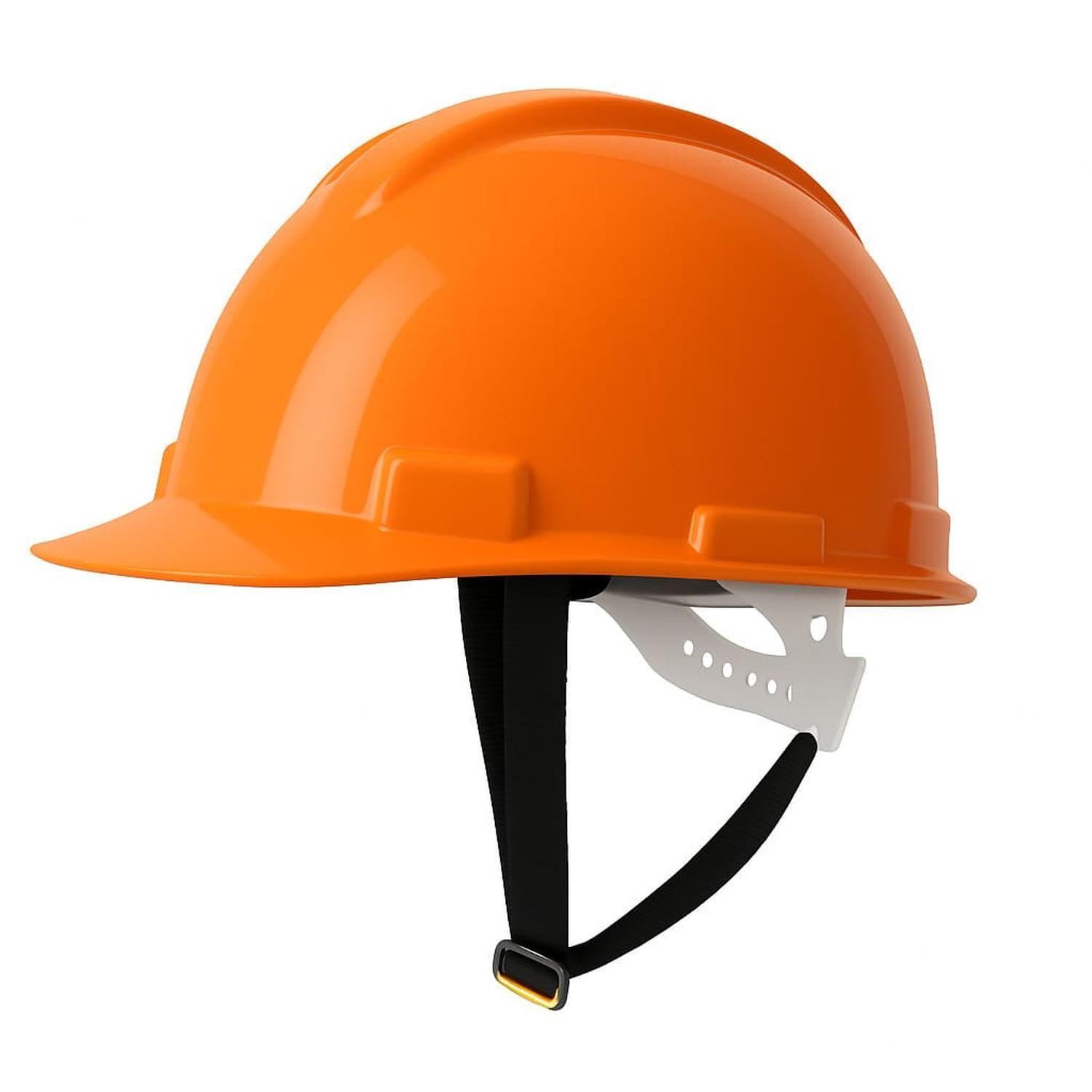 CASCO NARANJO DRILO ARNÉS PLÁSTICO (10 UNIDADES)-0