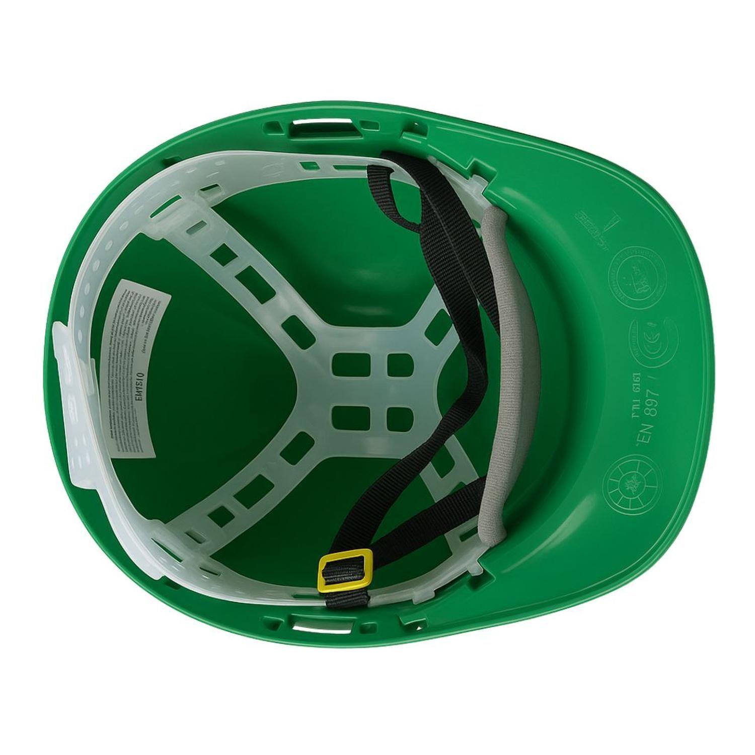 CASCO VERDE DRILO ARNÉS PLÁSTICO (10 UNIDADES)-2