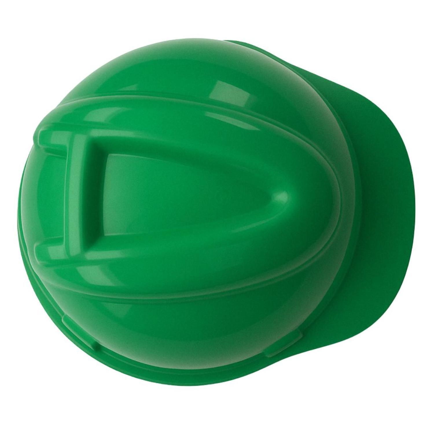 CASCO VERDE DRILO ARNÉS PLÁSTICO (10 UNIDADES)-3