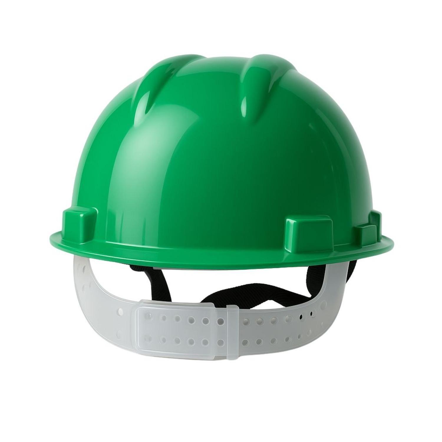 CASCO VERDE DRILO ARNÉS PLÁSTICO (10 UNIDADES)-2