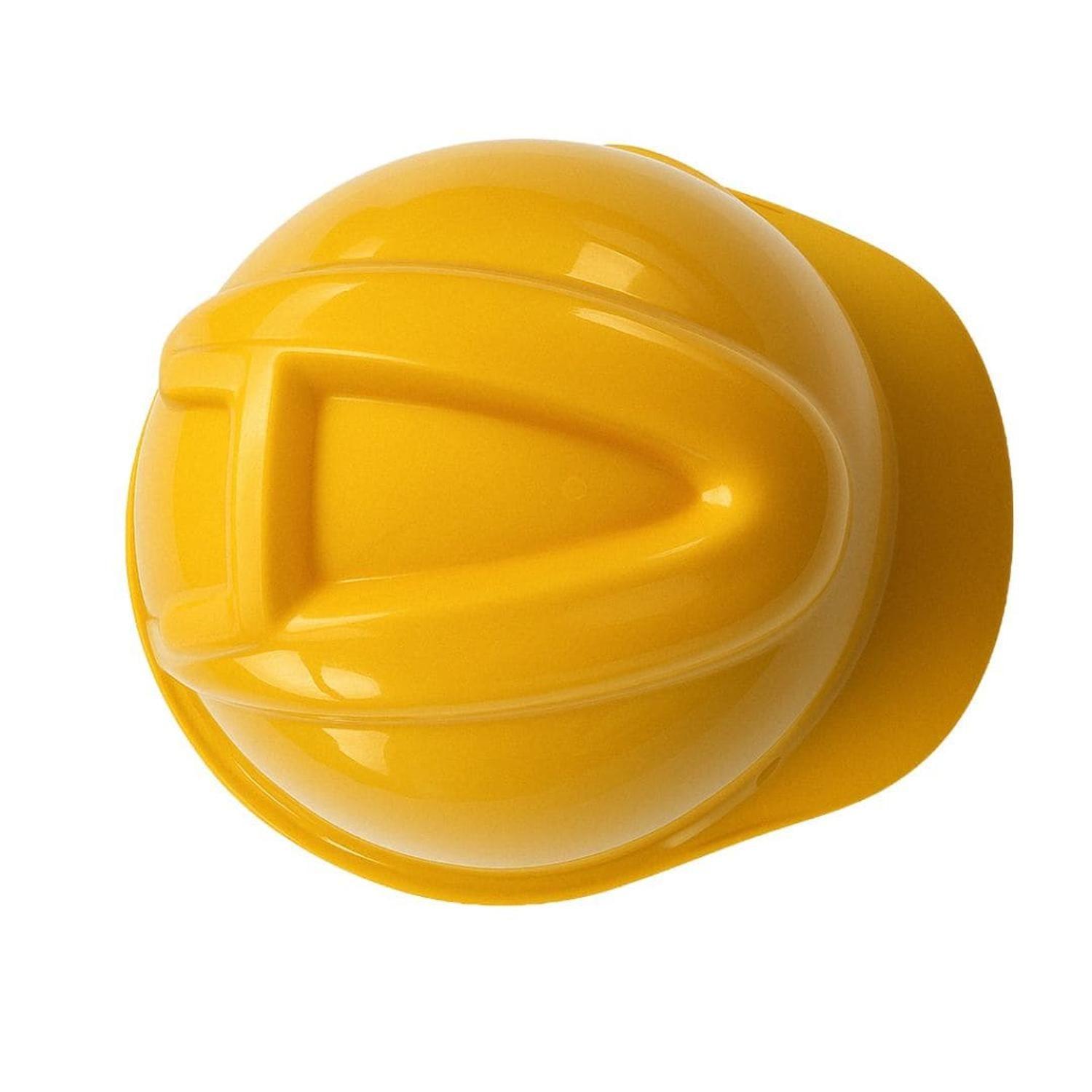 CASCO AMARILLO DRILO ARNÉS PLÁSTICO (10 UNIDADES)-1
