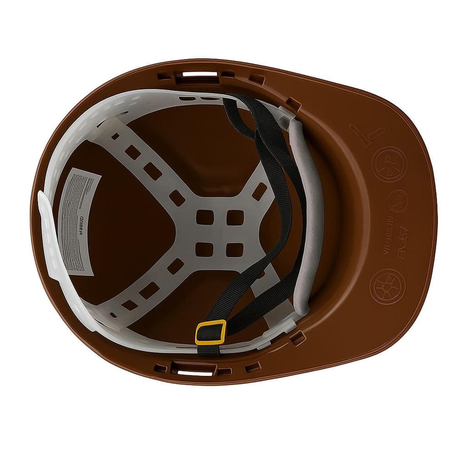 CASCO CAFÉ DRILO ARNÉS PLÁSTICO (10 UNIDADE)-3