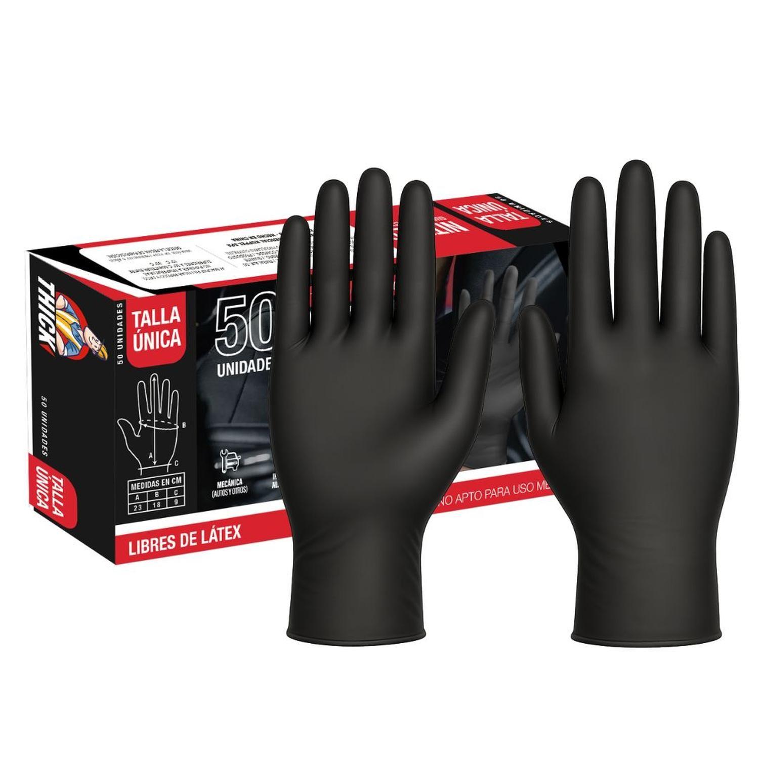 Guante nitrilo negro (50 unidades)-2