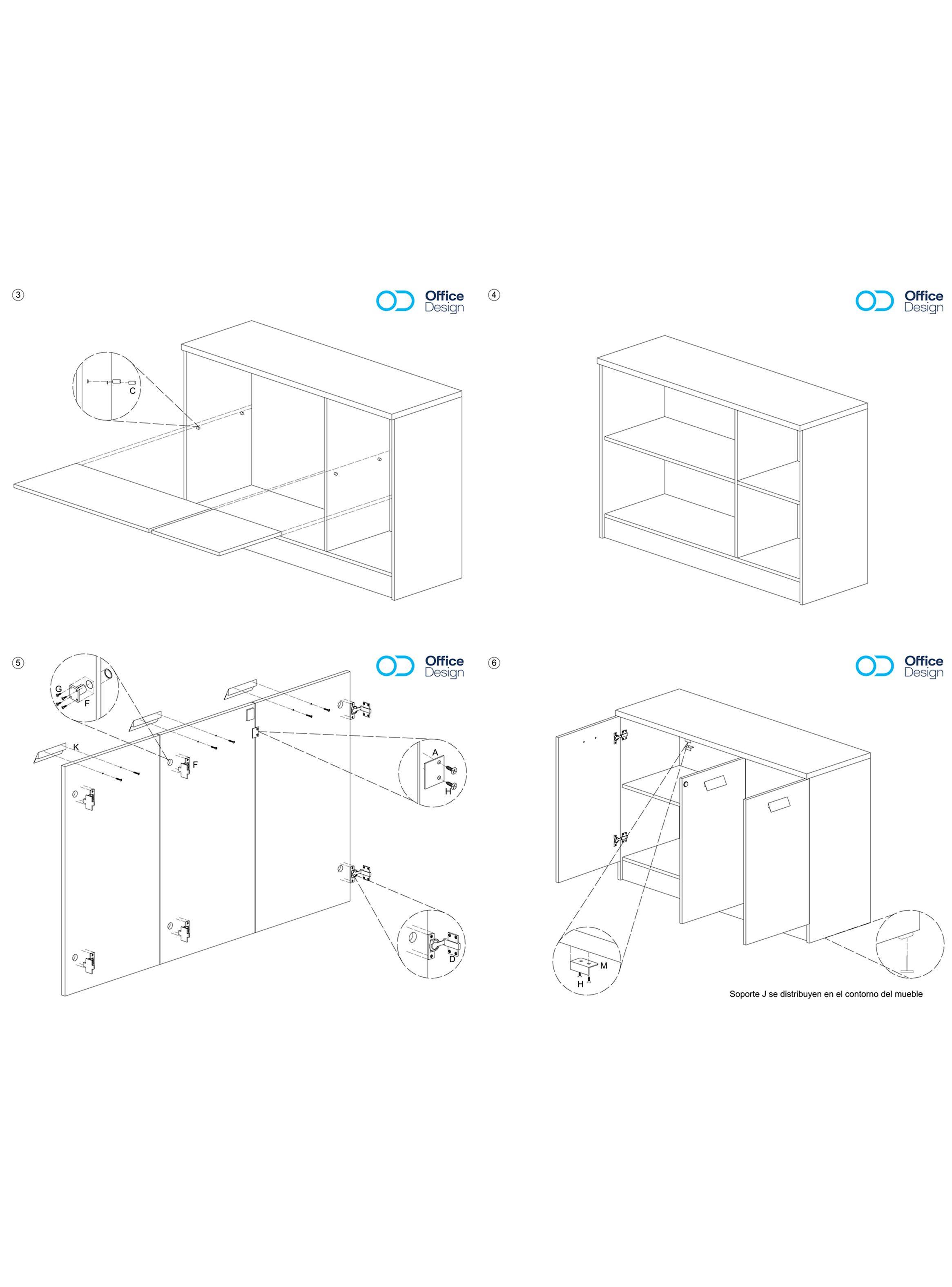 Gabinete de 3 puertas 120x80x40cm-2