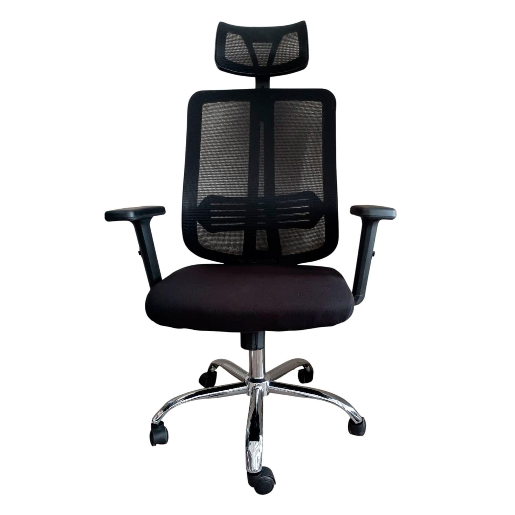 SILLA UP NEGRA CON CABECERO-0