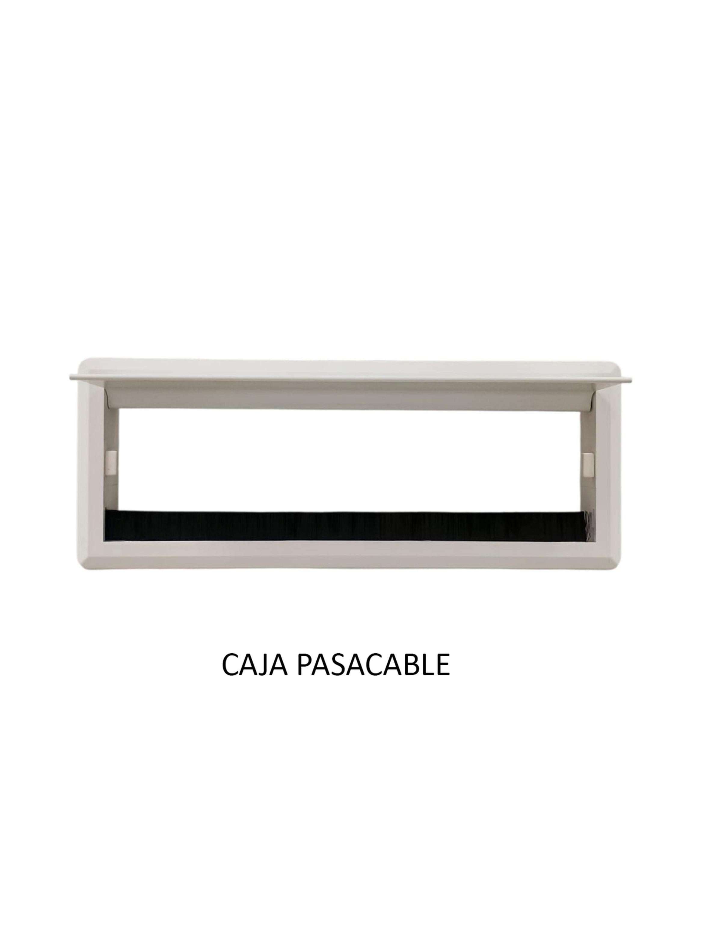 Escritorio Ejecutivo con mueble lateral 1 Persona 160x160cm-2