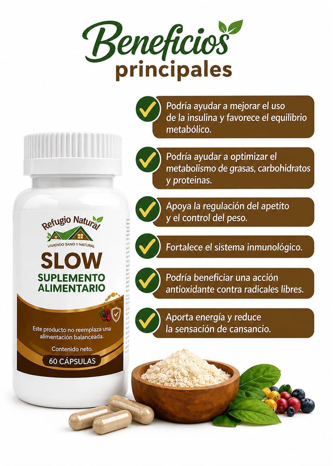 Slow 60 capsulas equilibrio metab lico y defensas fuertes-2