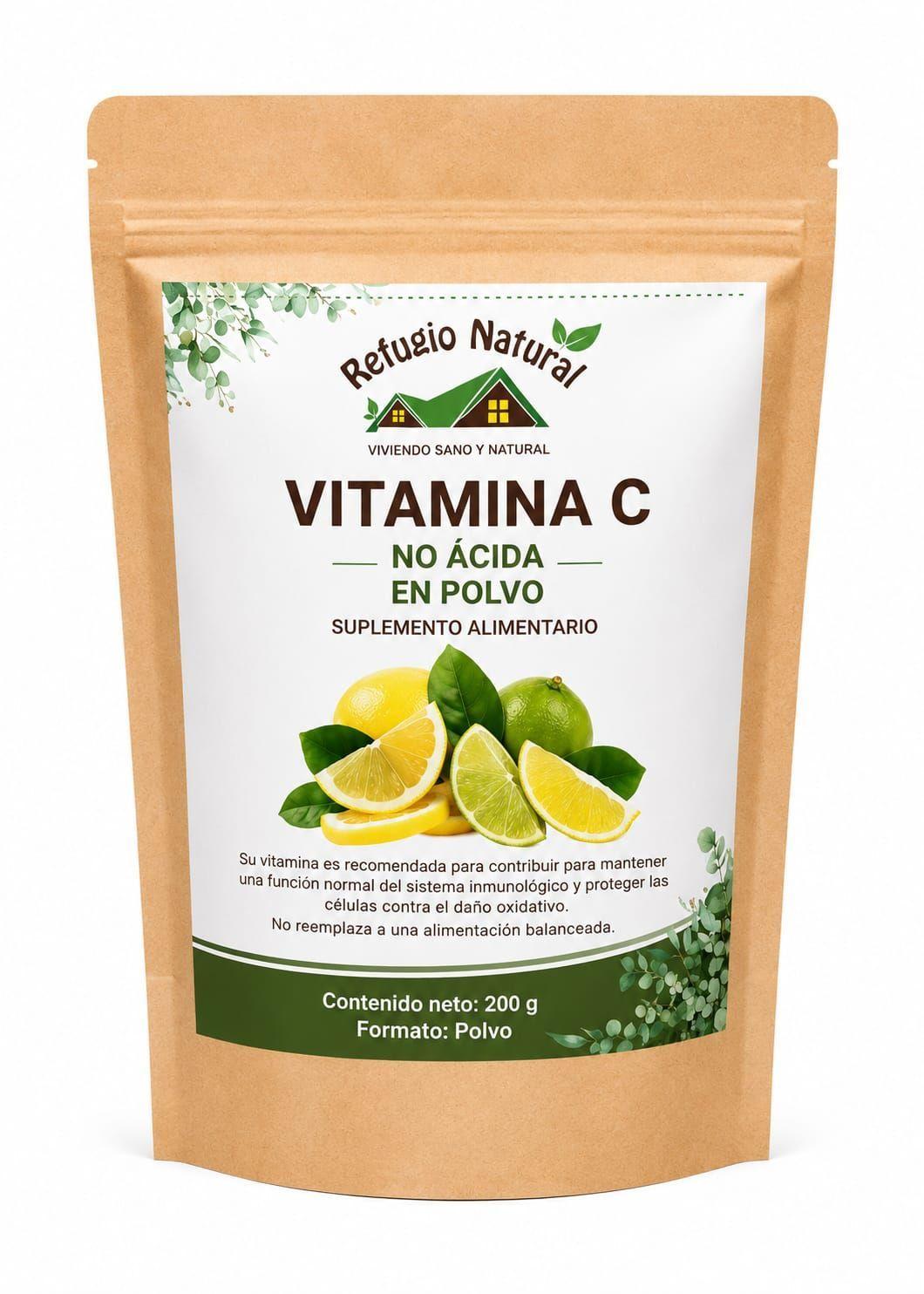 Vitamina c no acida 200 grs-0