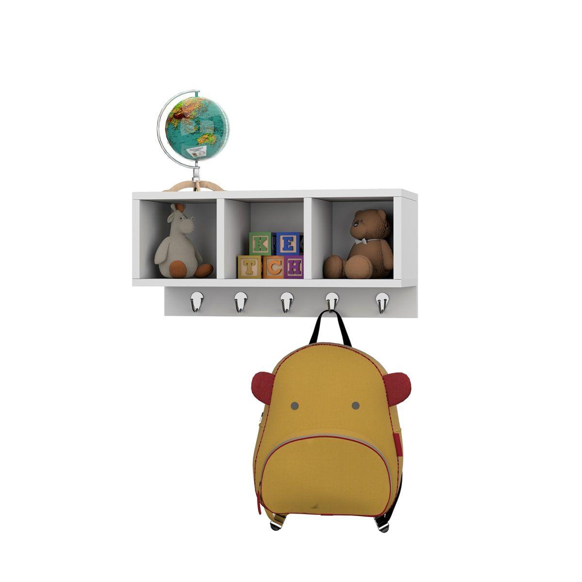 Repisa 3 Nichos Blanca -3