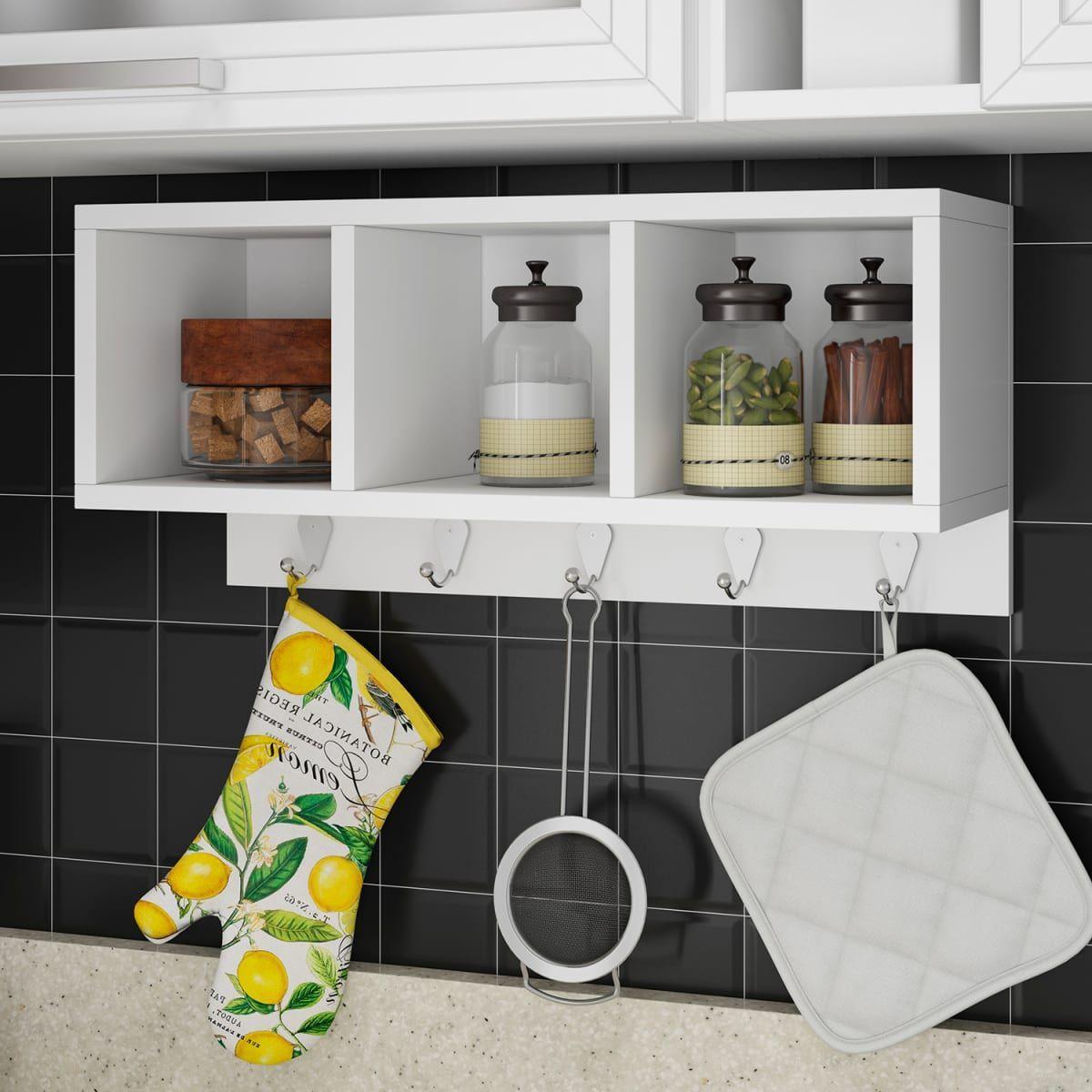 Repisa 3 Nichos Blanca -2