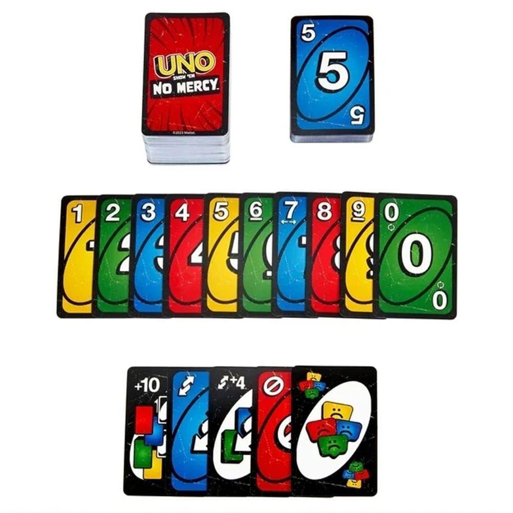 Juego De Cartas Uno No Mercy Caja De Metal-4