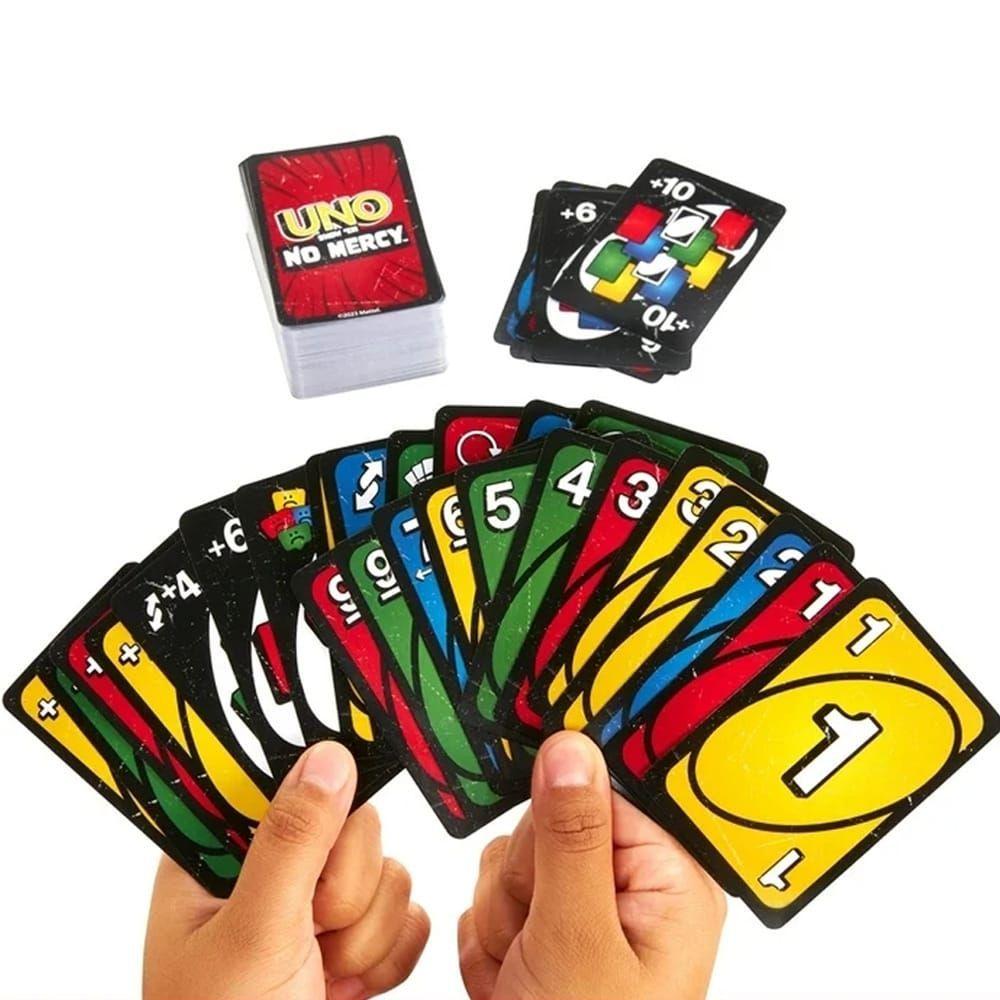 Juego De Cartas Uno No Mercy Caja De Metal-5