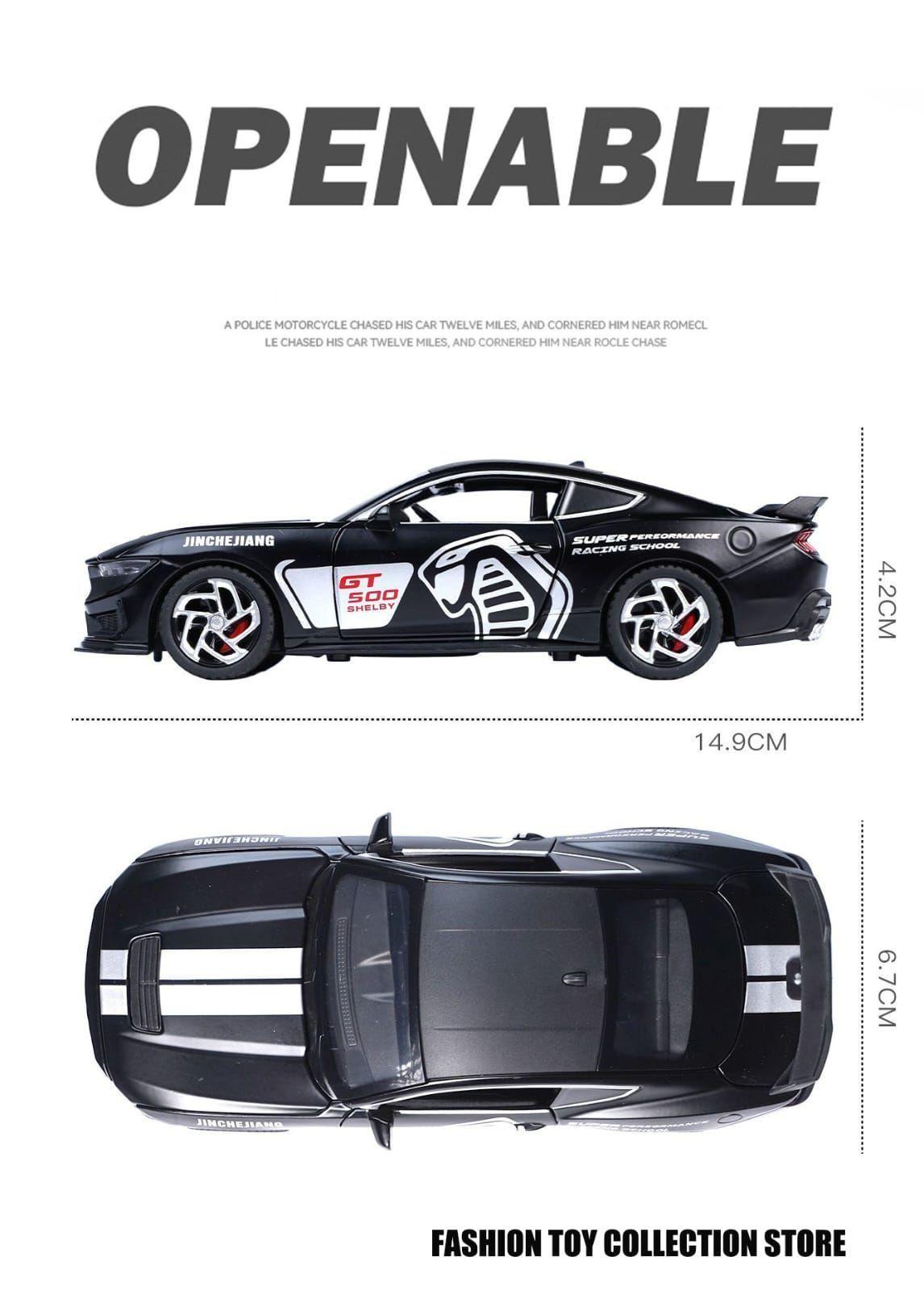 Ford Mustang Cobra Rápido y Furioso escala 1:32 rojo-4