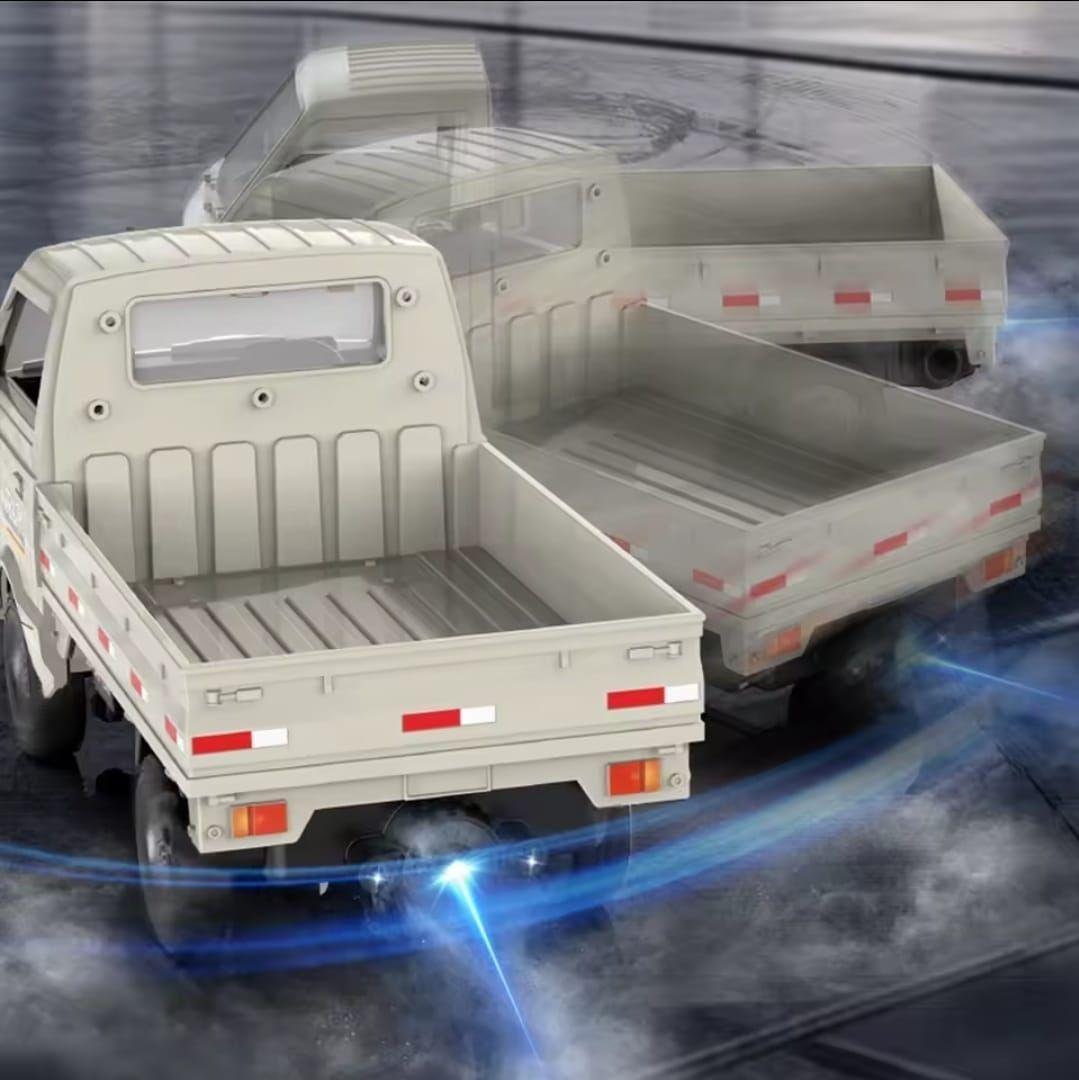 Camion 3 4 De Carga A Control Remoto 1 18 Con Luz Led Color Blanco-2