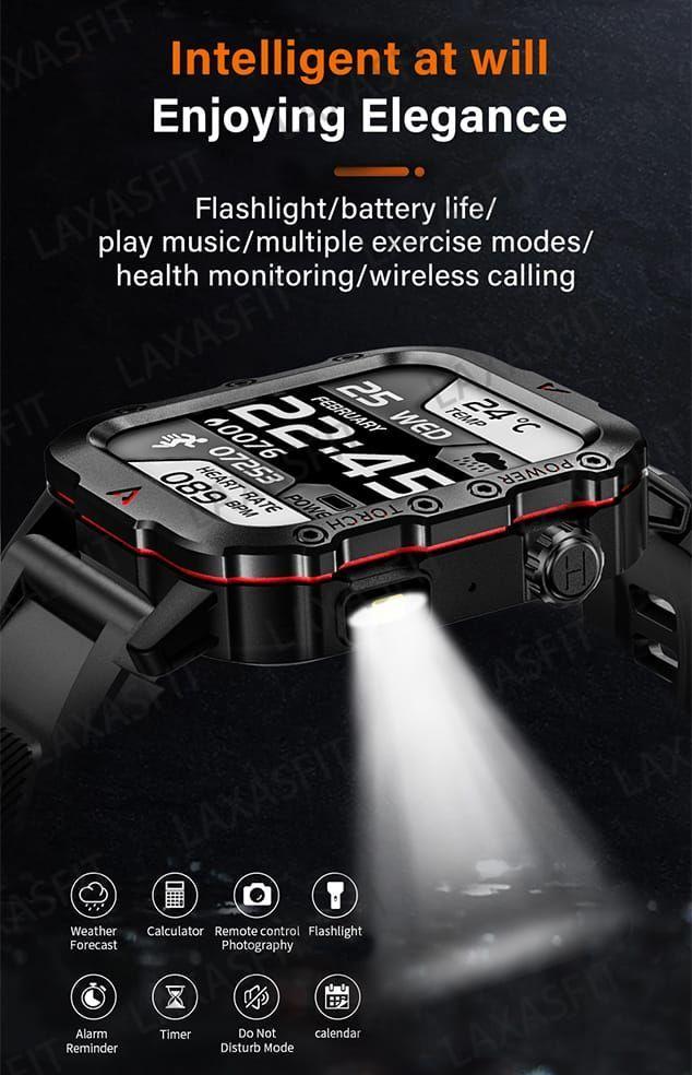 Reloj Smartwatch Laxasfit Q11 Color Negro-5