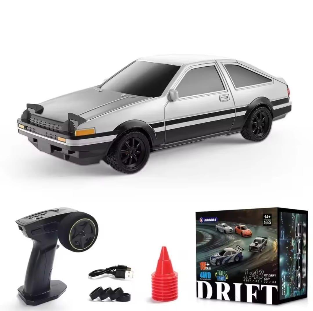 Auto Mini Drift Toyota A86 15kmh Tamaño 1:43 Blanco-0