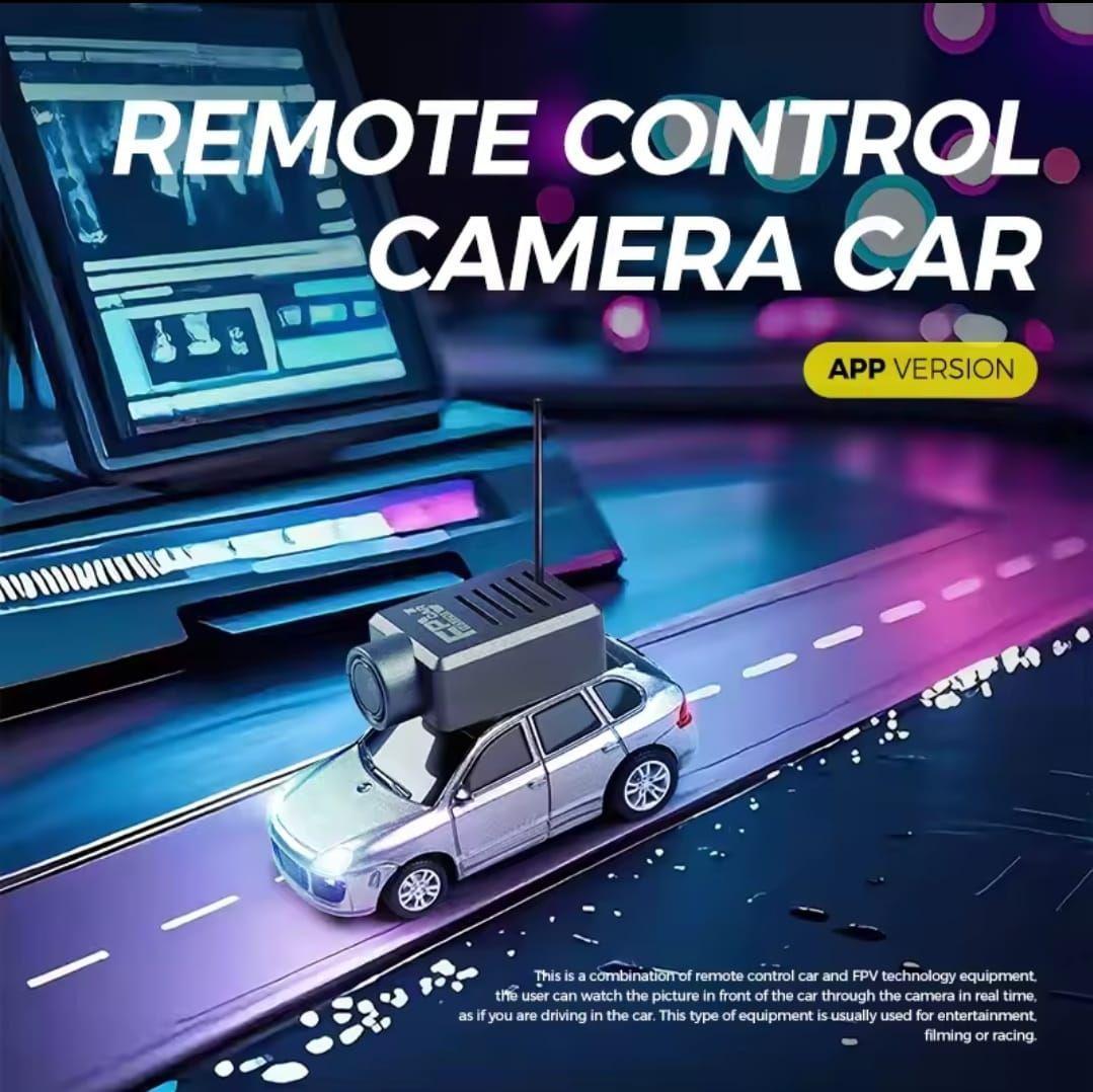 Mini Auto De Carrera Con Cámara Hd Control Por Wifi Led 1/64-5