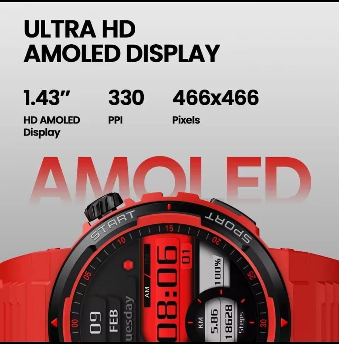 Smartwatch Zeblaze Ares 3 Plus 4K Amoled -5