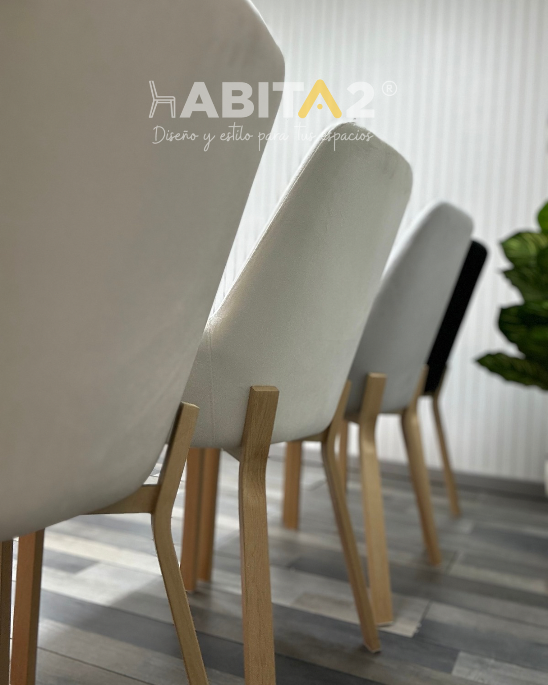PACK 2 SILLAS ACOLCHADAS DE COMEDOR BRITO CON APOYABRAZOS-4