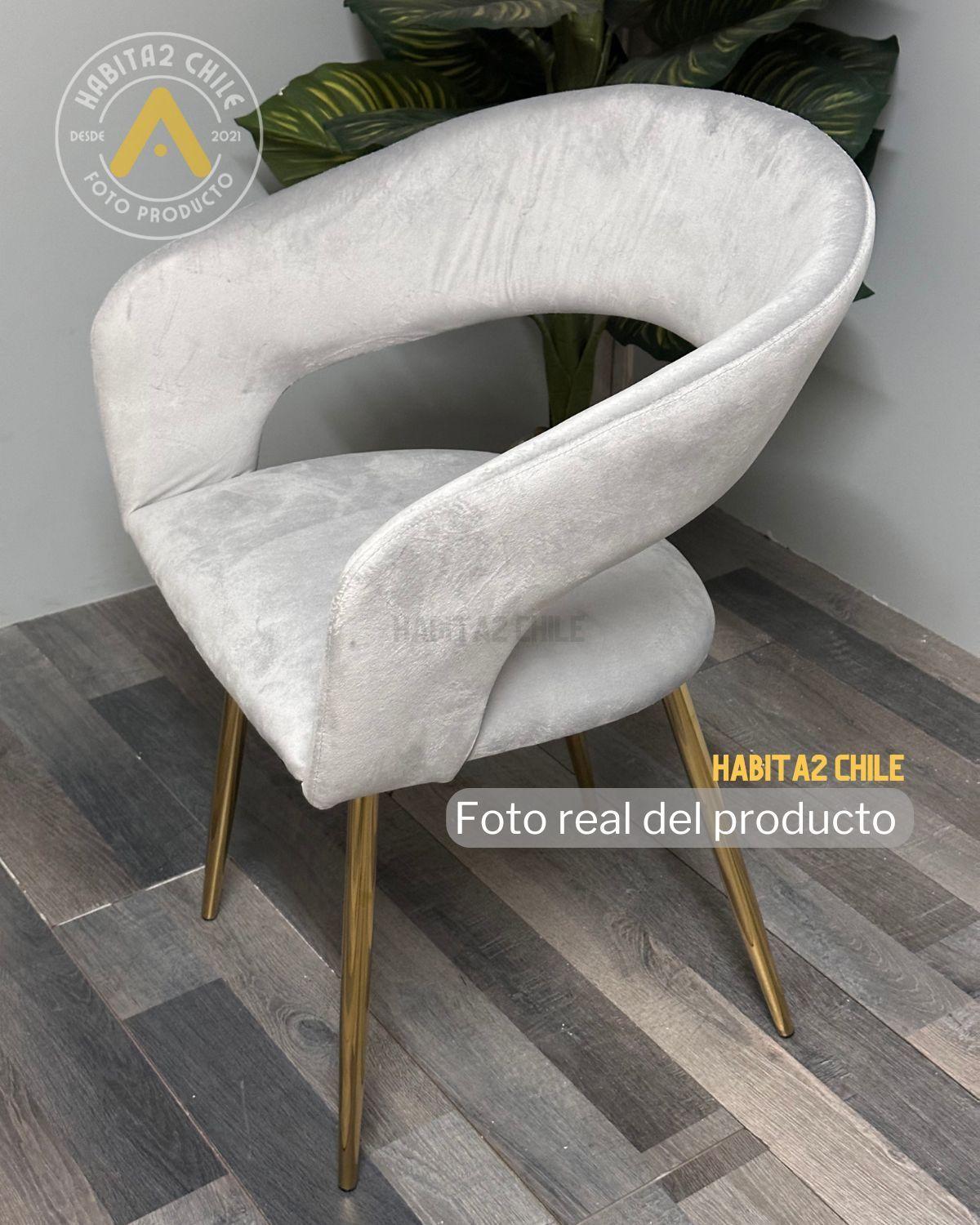 SITIAL O SILLA MODERNA FLORENCIA TERCIOPELO GOLD-5