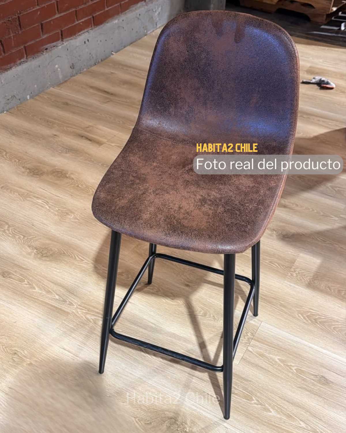 Pack 2 Taburetes Trendy Ecocuero 65cm-4