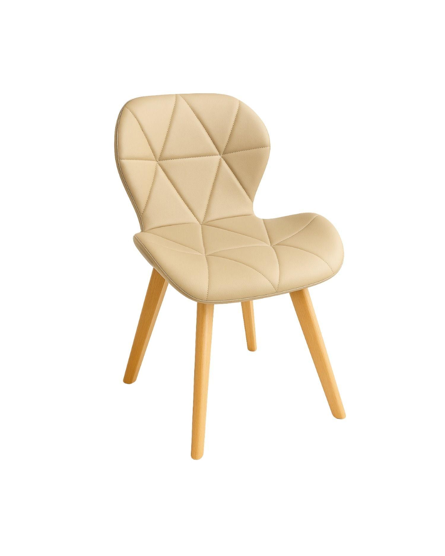 SILLA ACOLCHADA RADAR WOOD AVIADOR MARIPOSA PATAS MADERA ASIENTO ECOCUERO-0