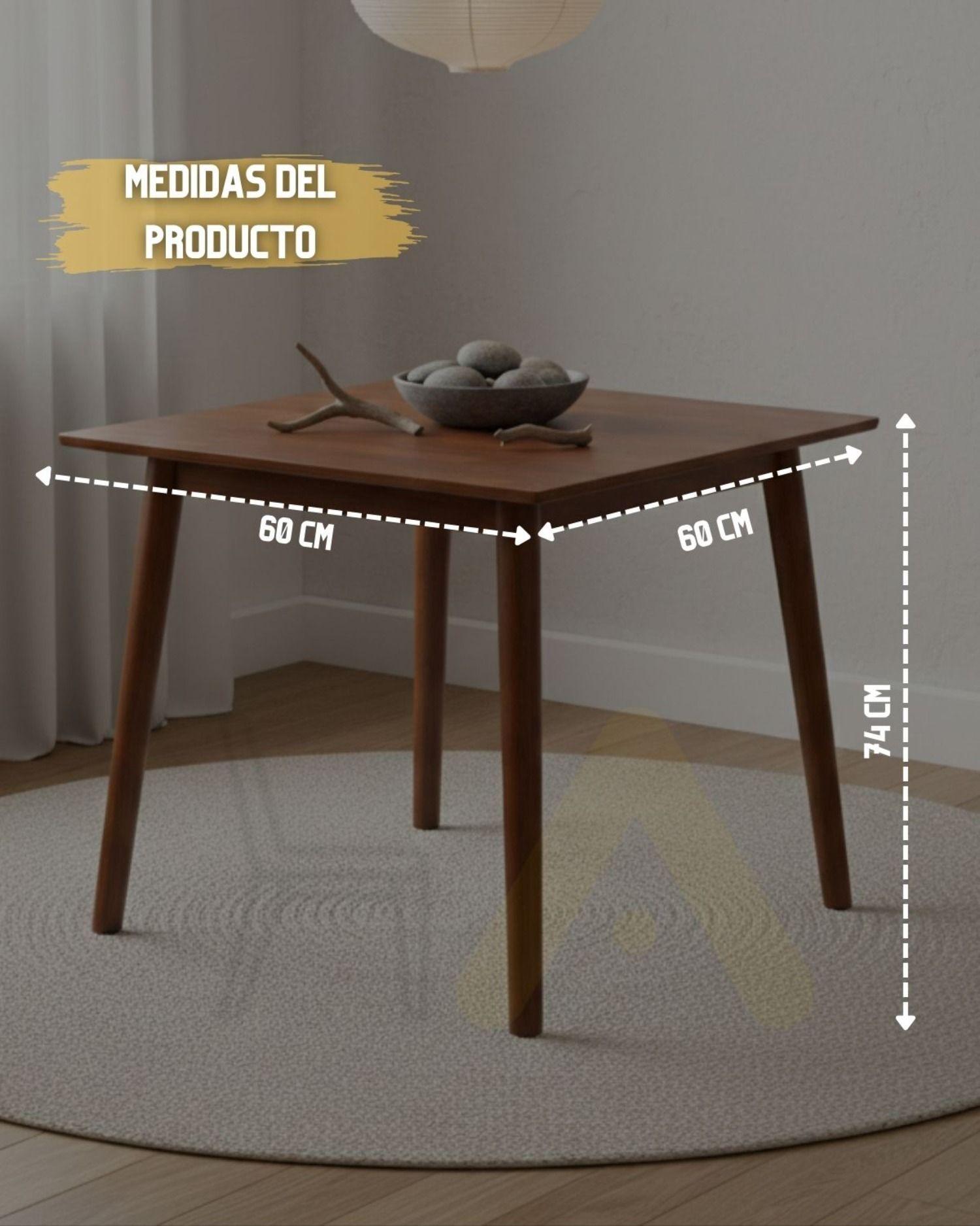 Mesa de Comedor 60X60X75 Henry-1