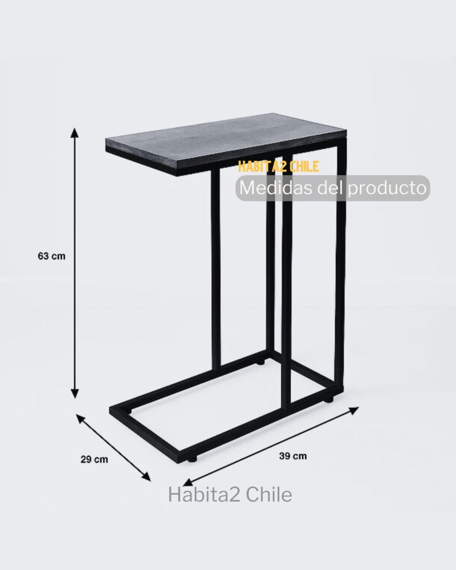 Mesa Lateral Helper Madera Oscura-2