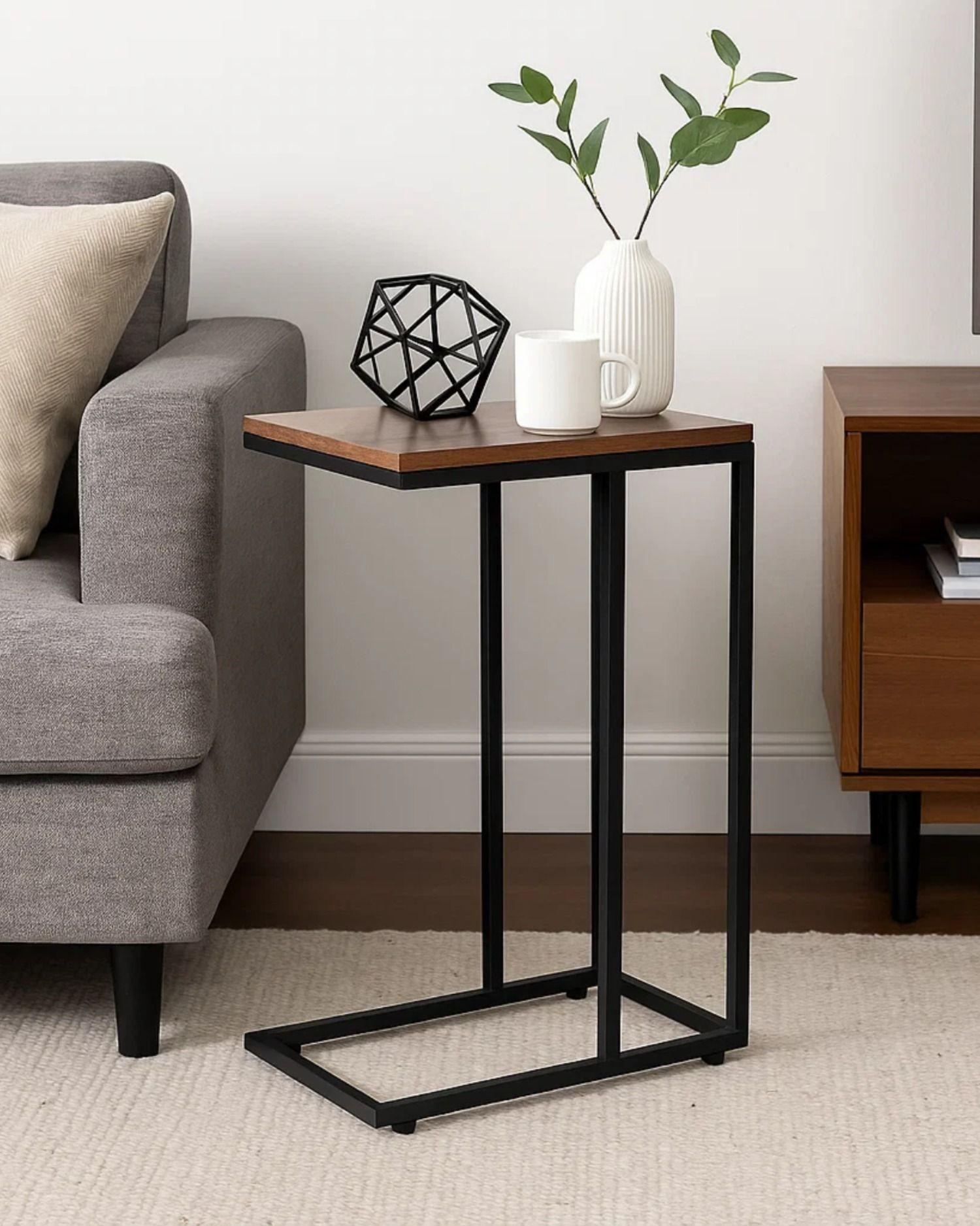 Mesa Lateral Helper Madera Oscura-3